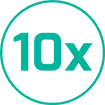 10x